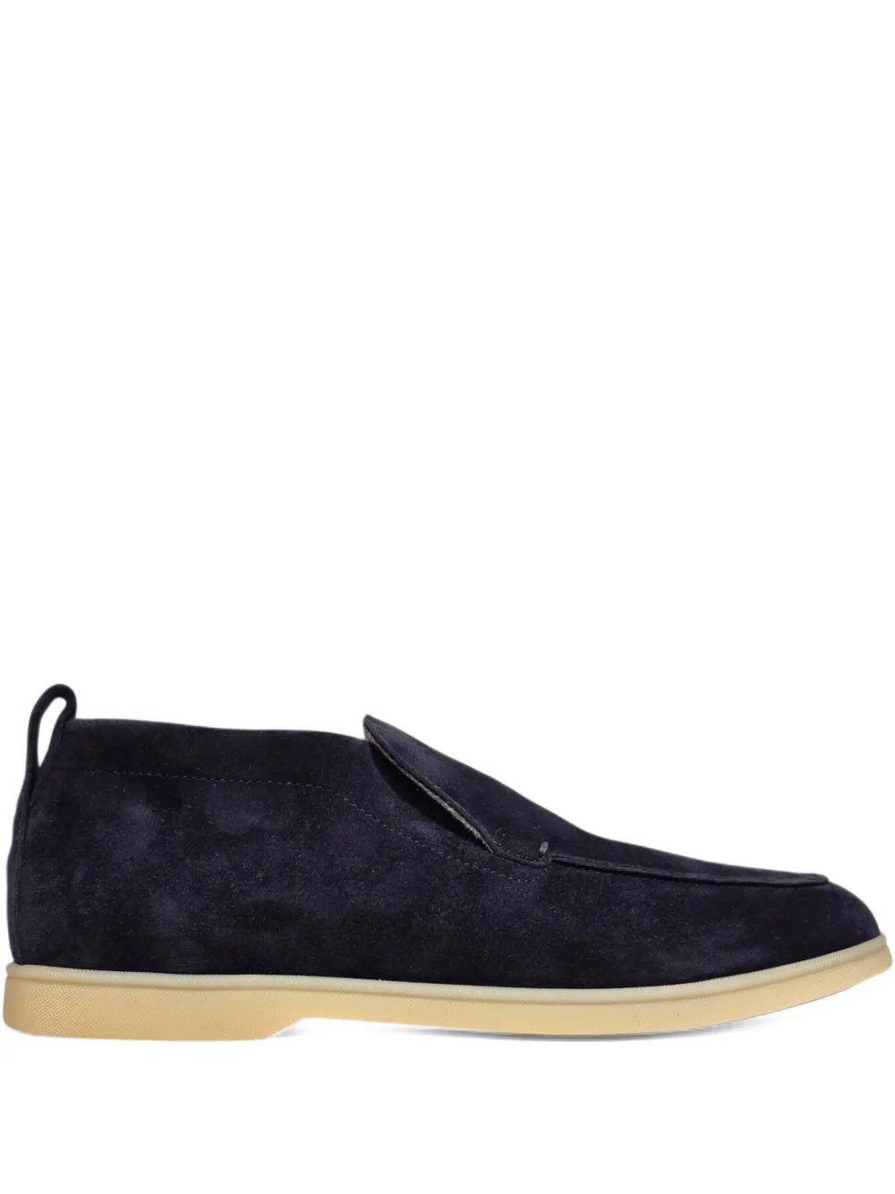 Henderson Baracco suede slip-on boots Blue