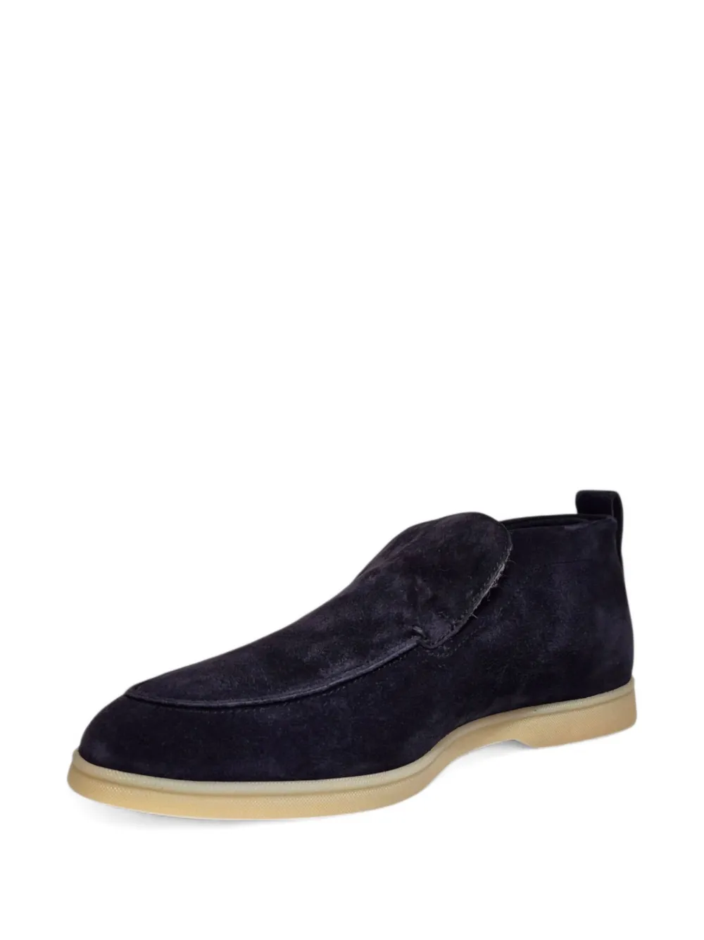 Henderson Baracco suede slip-on boots Blue