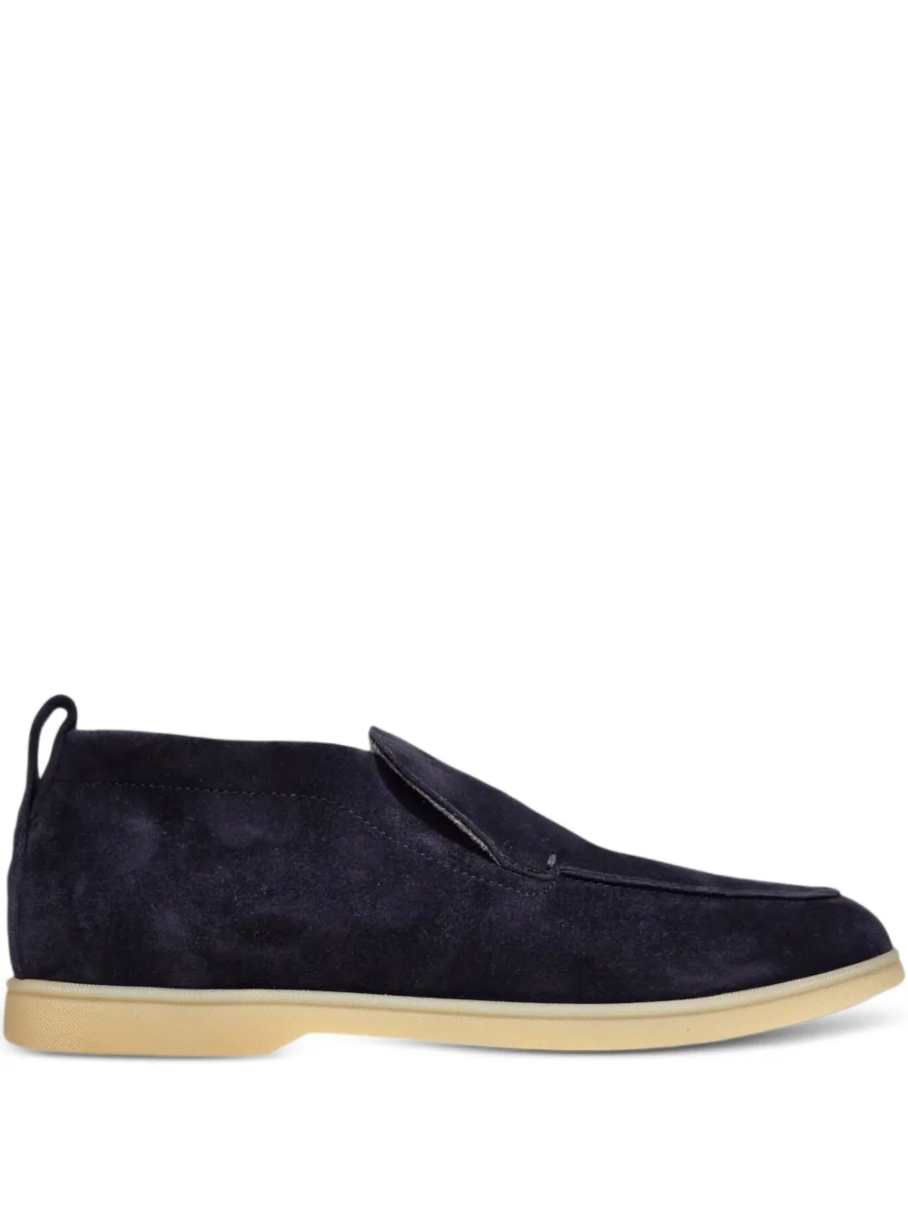 Henderson Baracco suede slip-on boots Blue