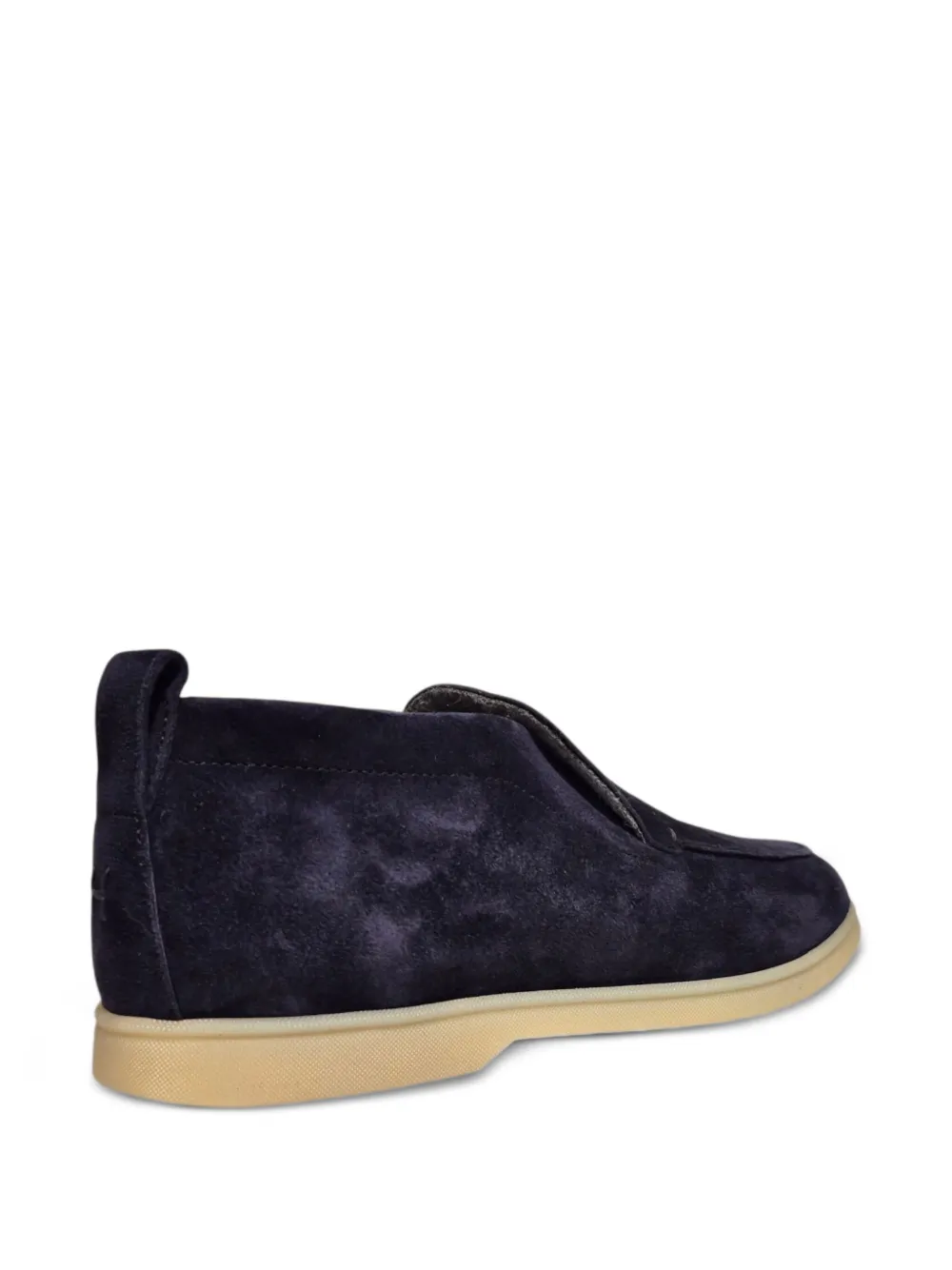 Henderson Baracco suede slip-on boots Blue