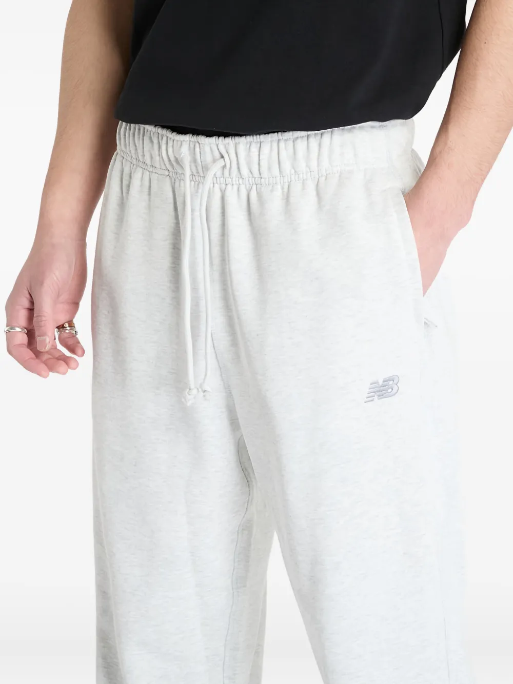New Balance drawstring sweatpants Grijs