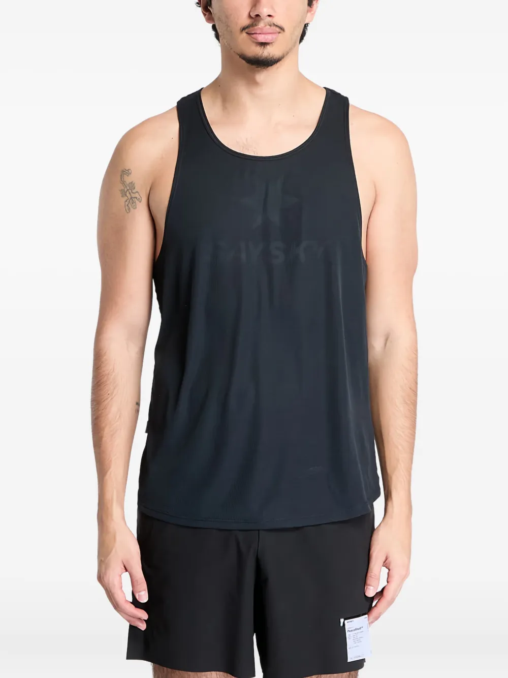 logo flow singlet top