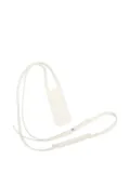 UNIF leather strap perfume bag - White