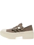 Converse Chuck Taylor buckle-strap platform sneakers - Brown