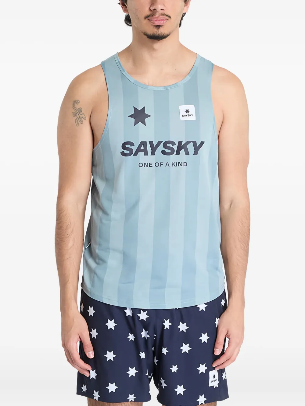 Stripe Combat singlet top
