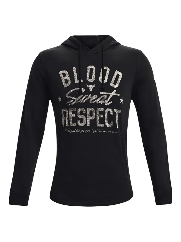 Under Armour Project Rock Graphic Hoodie Black FARFETCH KW