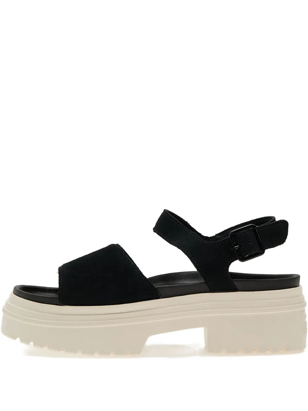 Converse Lugged Heel Buckle-strap Platform Sandals In Black