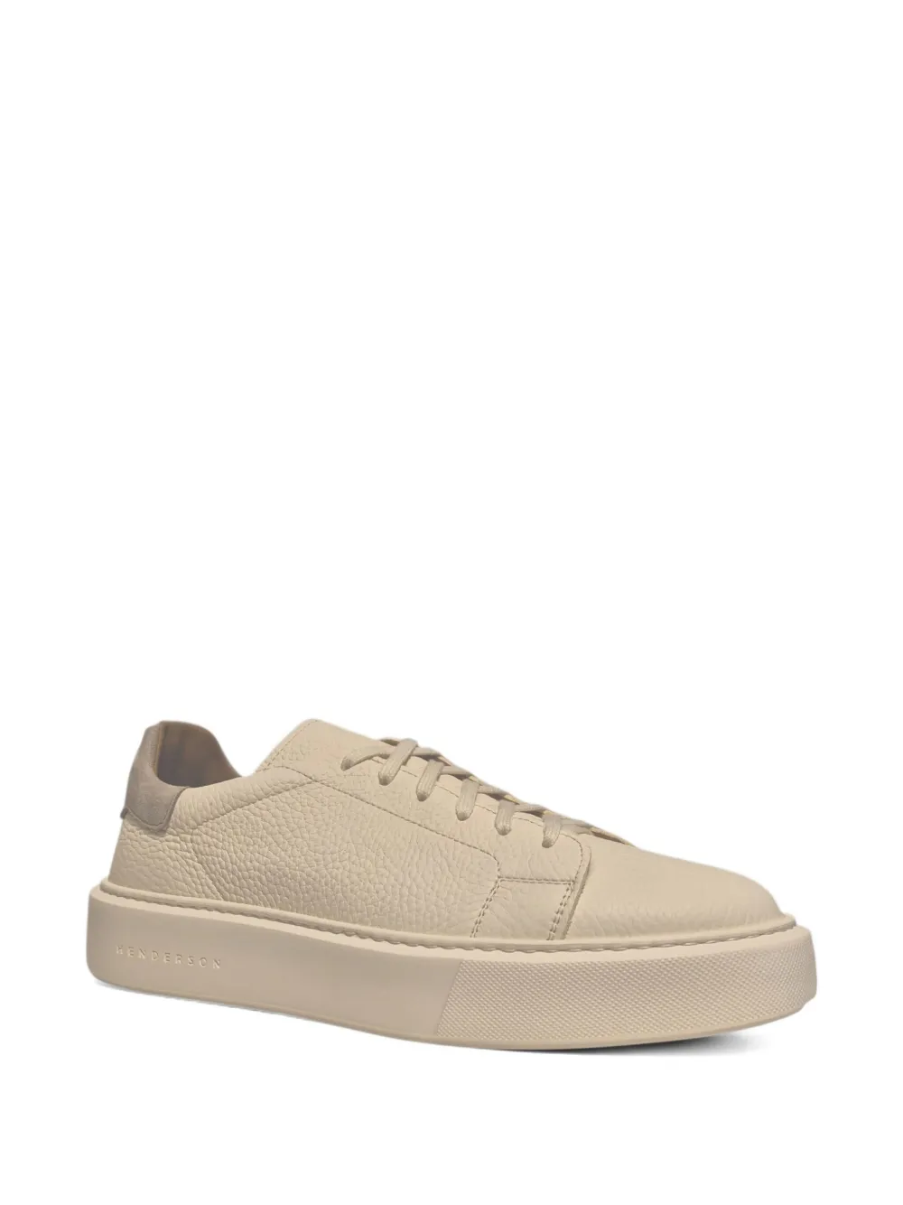 Henderson Baracco leather platform sneakers Neutrals