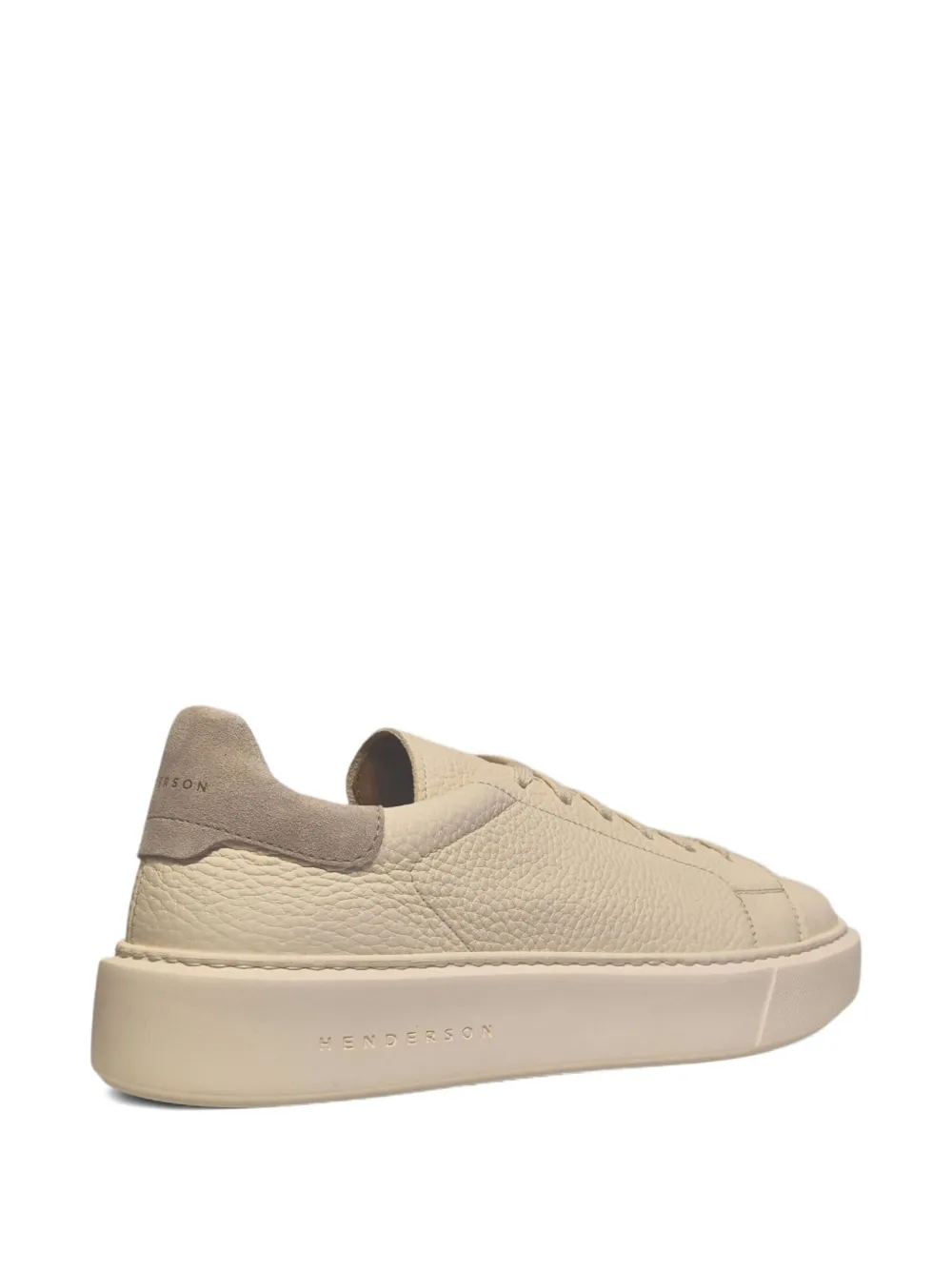 Henderson Baracco leather platform sneakers Neutrals
