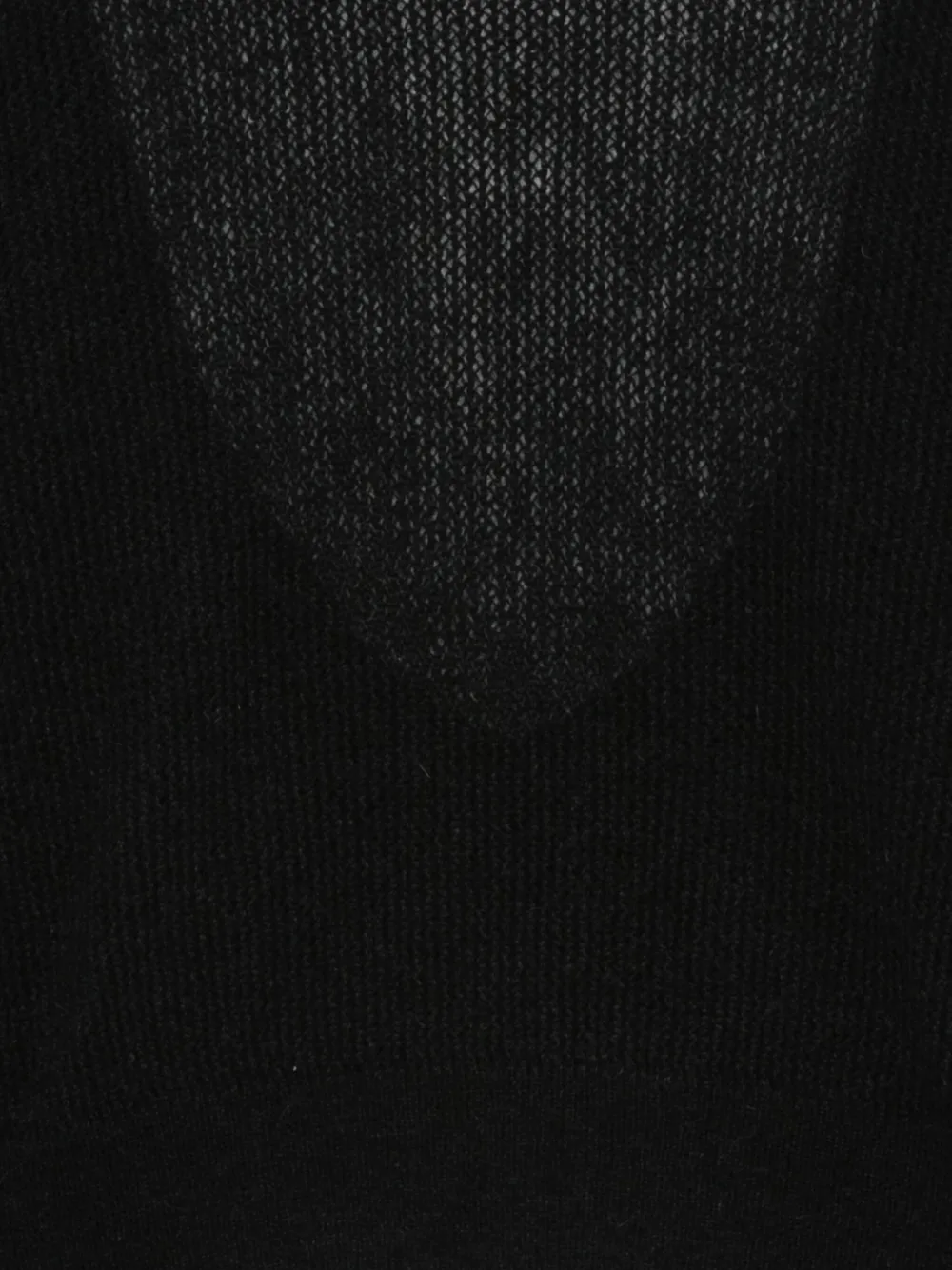 Haikure Opengewerkte trui Zwart