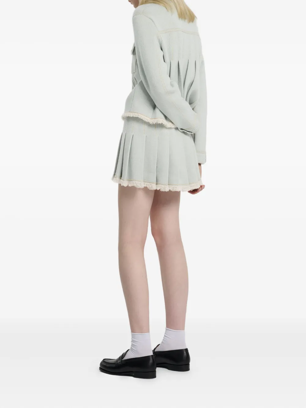 Barrie Plooirok met gesp Groen