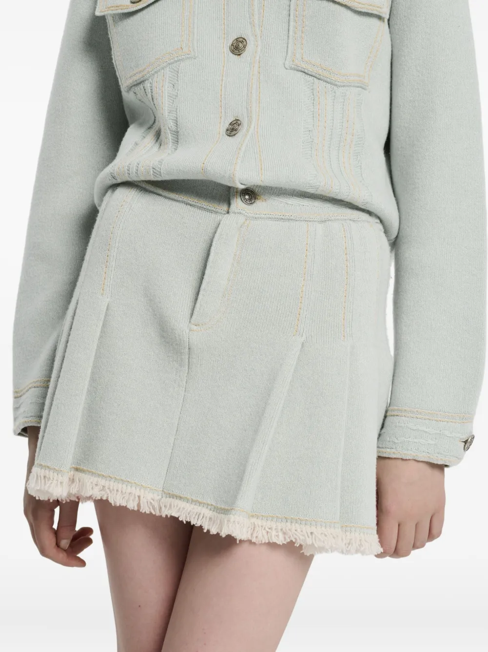 Barrie Plooirok met gesp Groen