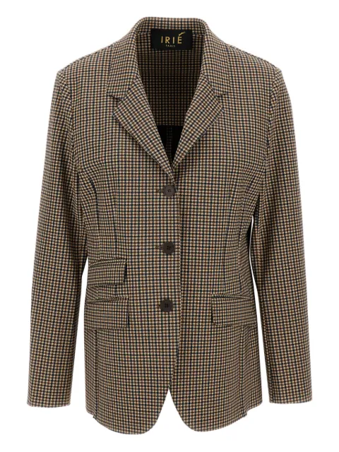 Irie' button check coat