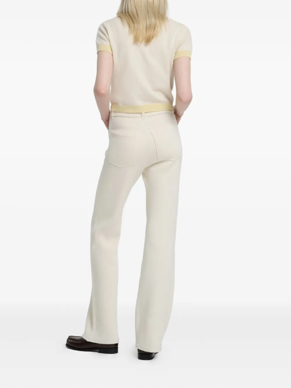 Barrie Top met keyhole verfraaid met stras Wit