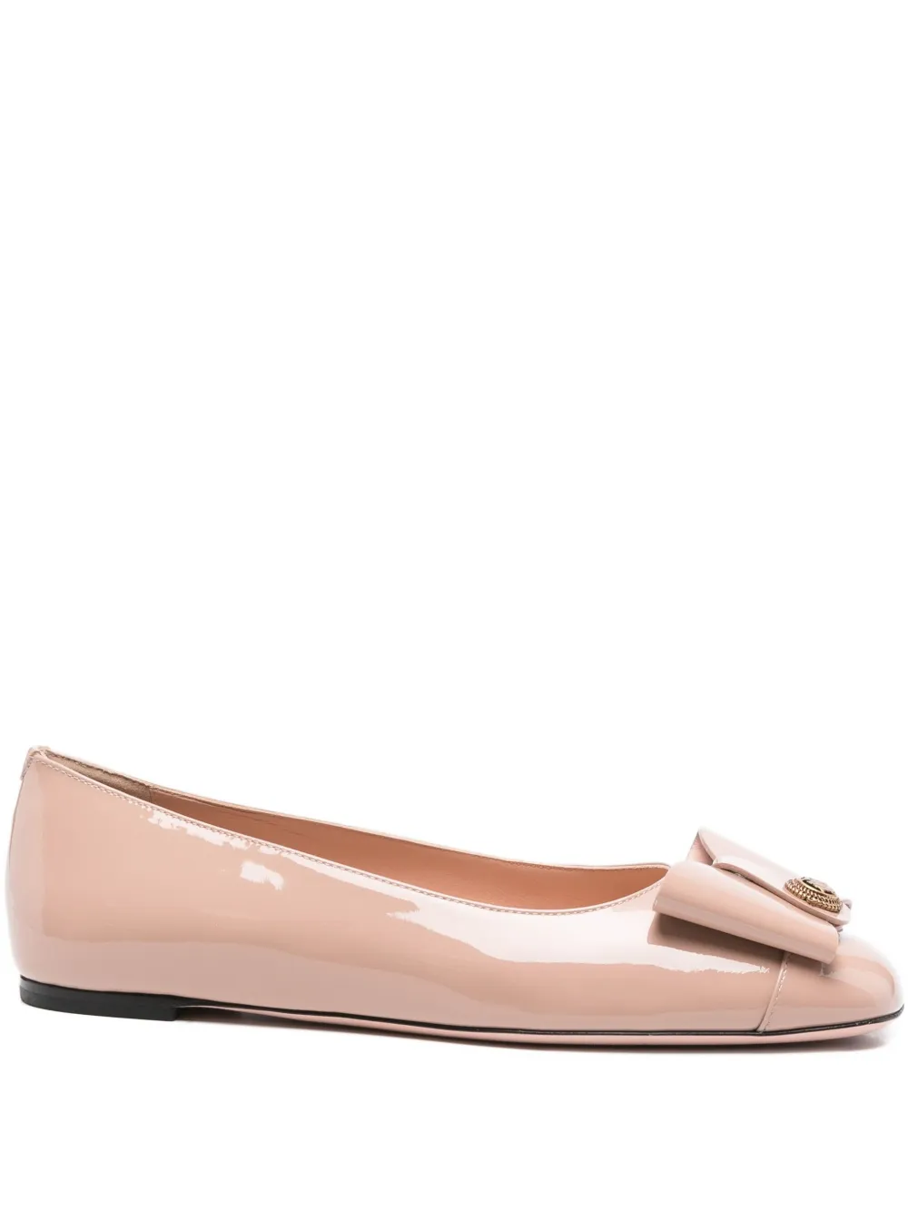 Bally bow-embellished ballet flats Pink