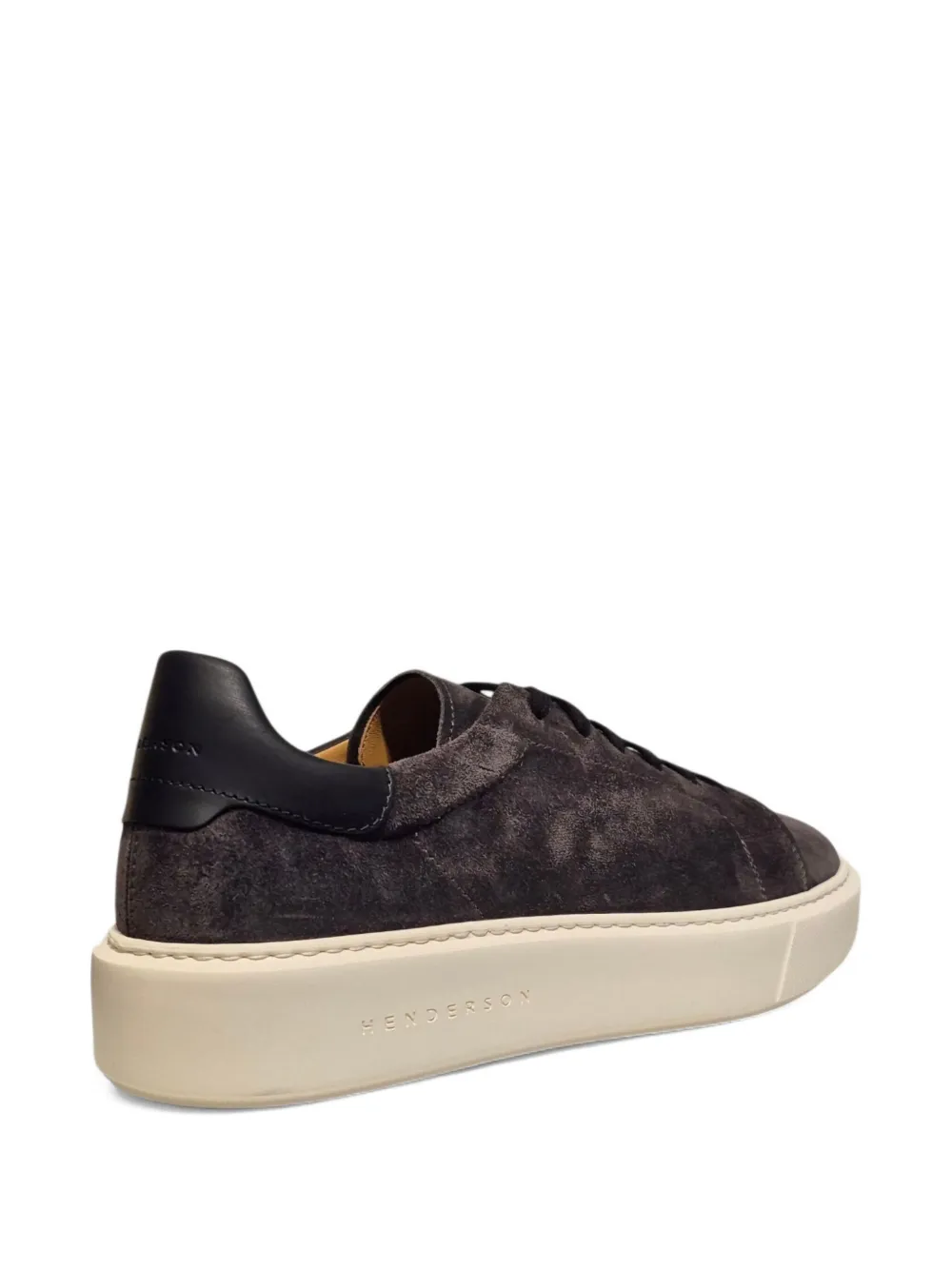 Henderson Baracco suede platform sneakers Brown