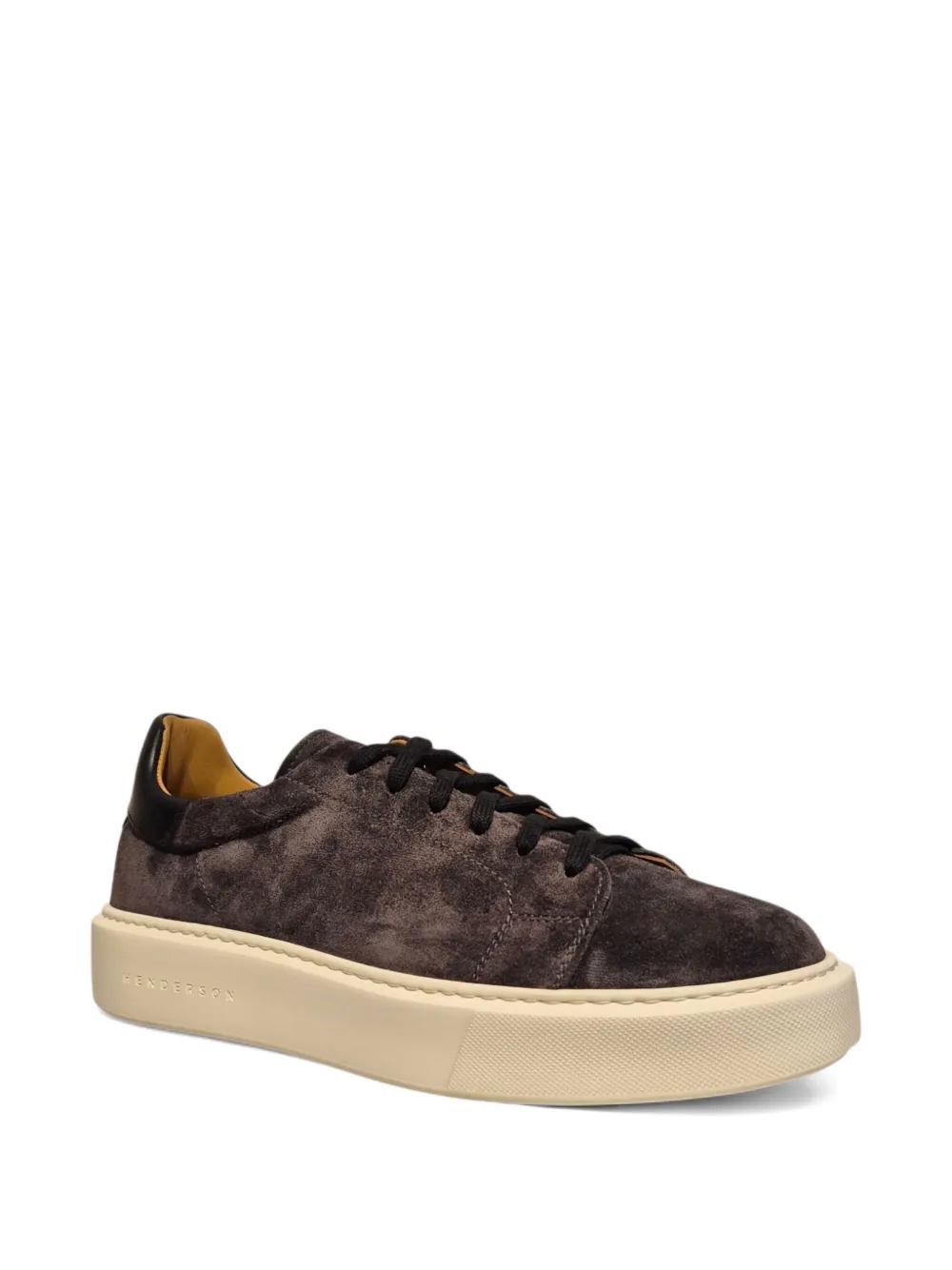 Henderson Baracco suede platform sneakers Brown
