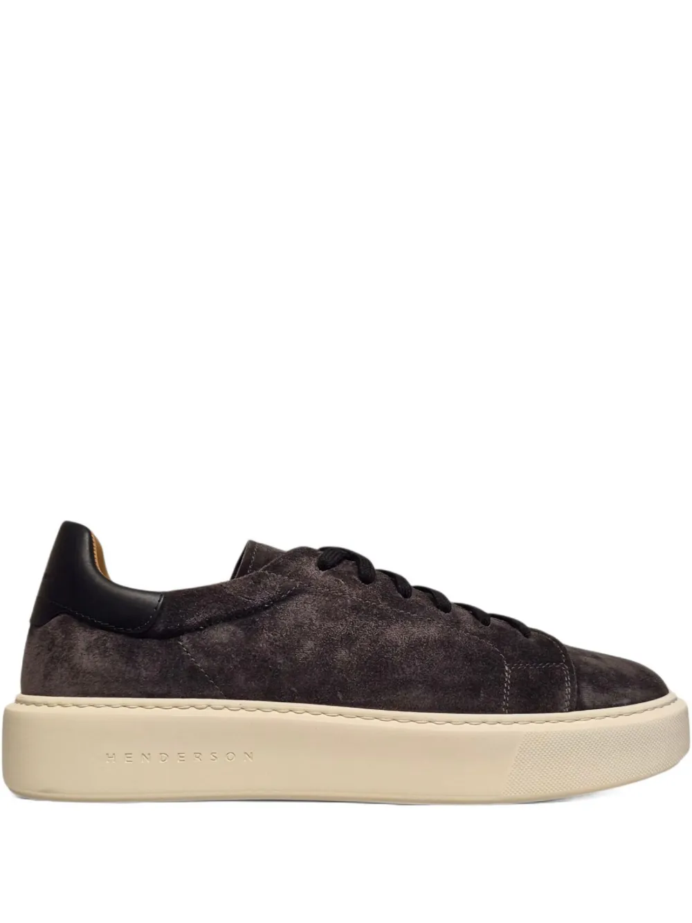 Henderson Baracco suede platform sneakers Brown