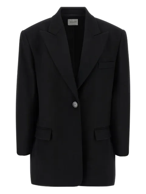 THE ANDAMANE padded peak-lapel blazer