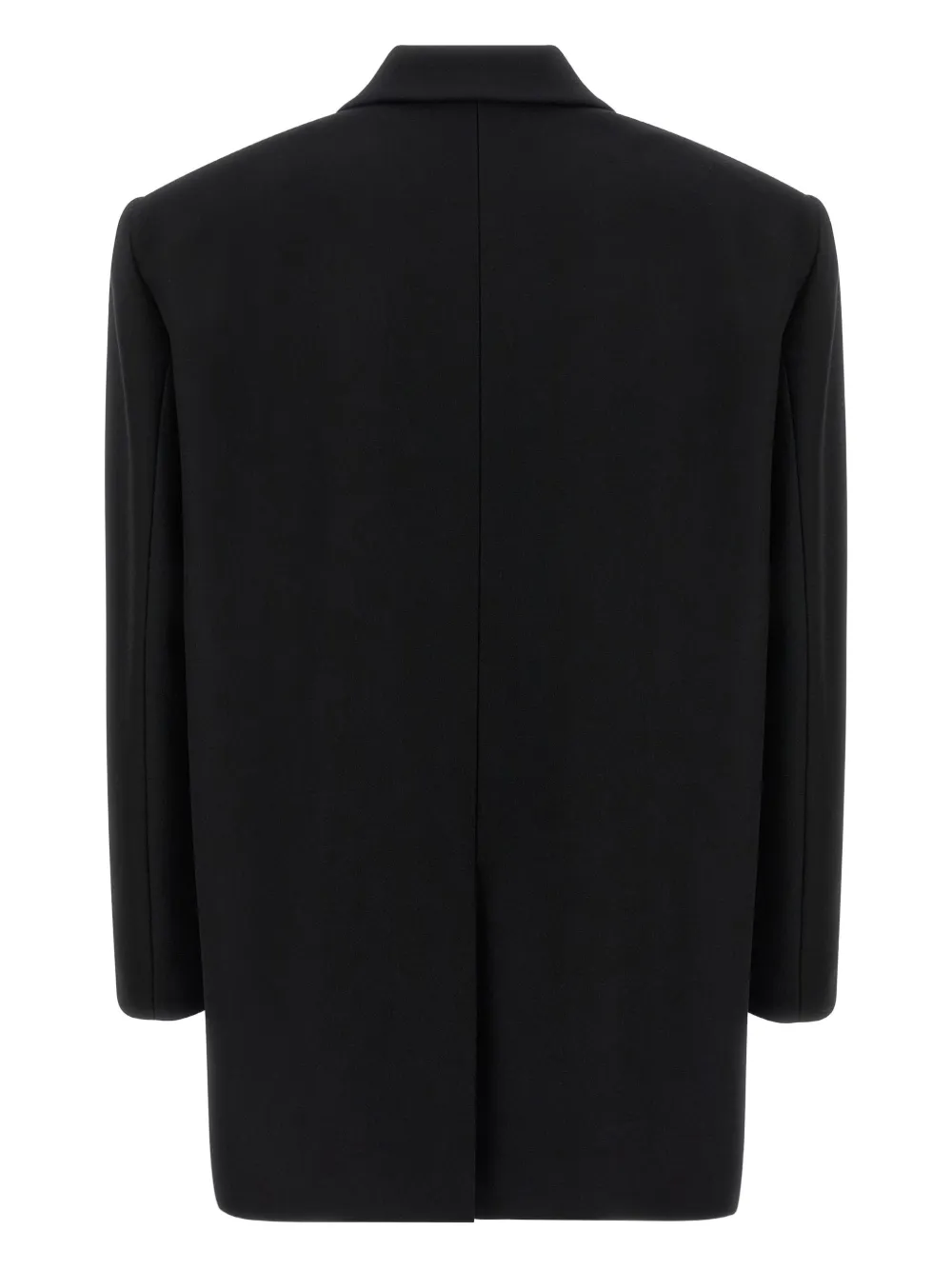 THE ANDAMANE padded peak-lapel blazer - Zwart