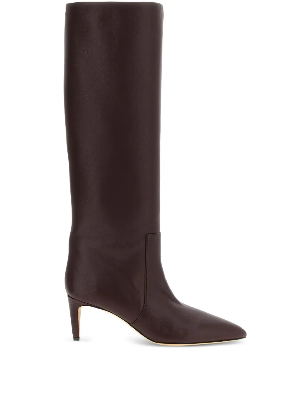 Paris Texas 60mm leather pointed-toe boots Red