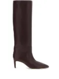 Paris Texas 60mm leather pointed-toe boots - Red