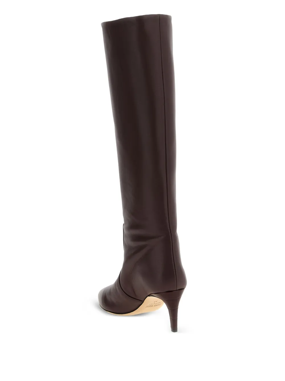 Paris Texas 60mm leather pointed-toe boots Red