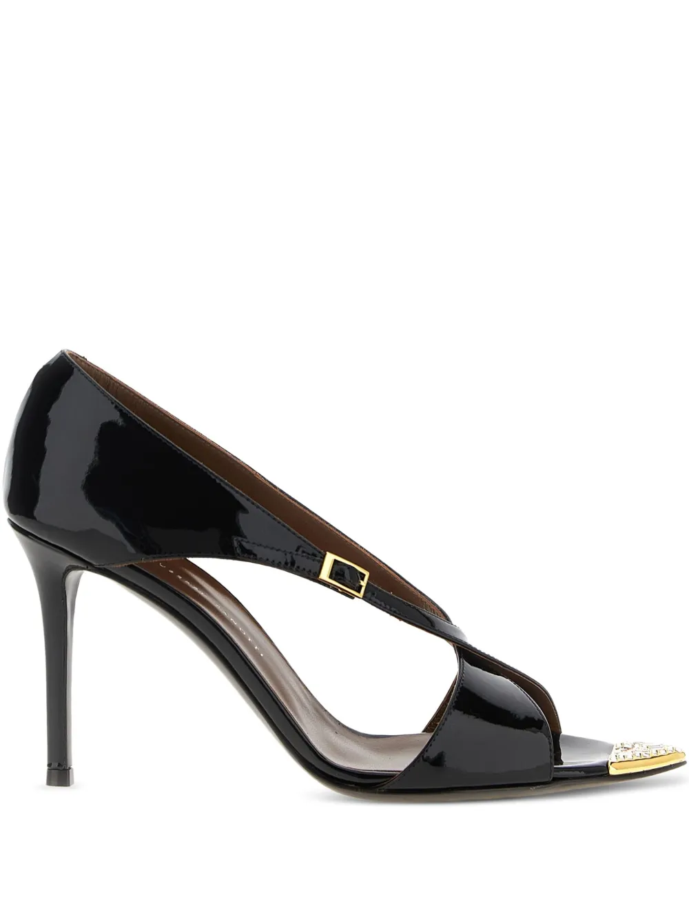 Giuseppe Zanotti 105mm Intrigo embellished stiletto heeled sandals Black