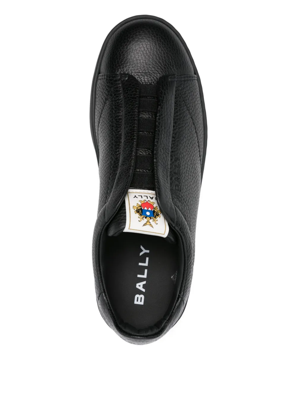 Bally slip-on leather sneakers Black