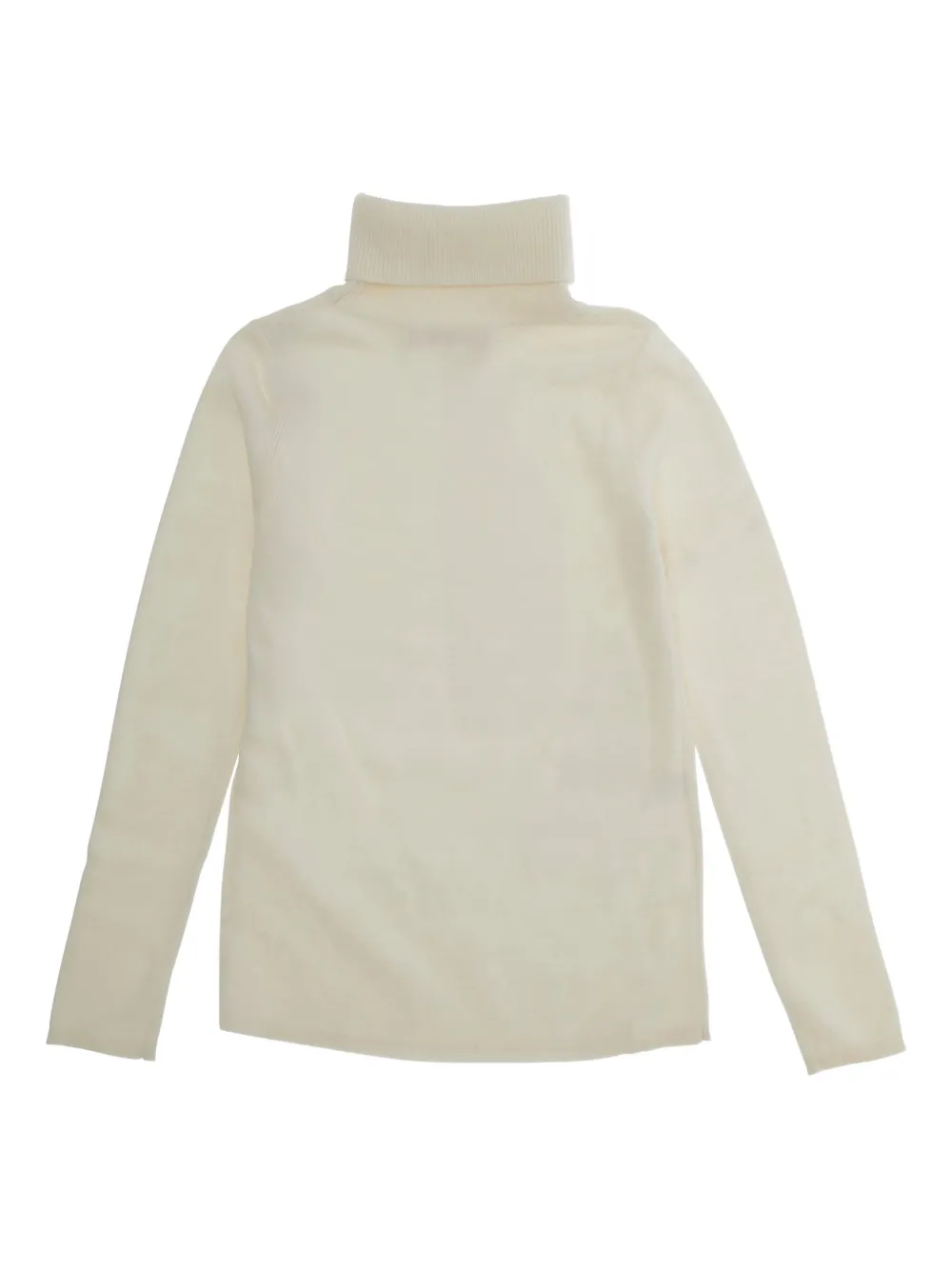 Marni Kids logo-detail turtleneck sweater Wit