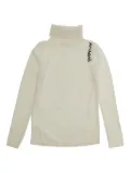 Marni Kids logo-detail turtleneck sweater - White