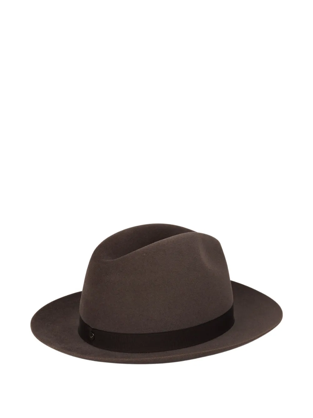 SIGNES ribbon-trimmed felt hat Bruin