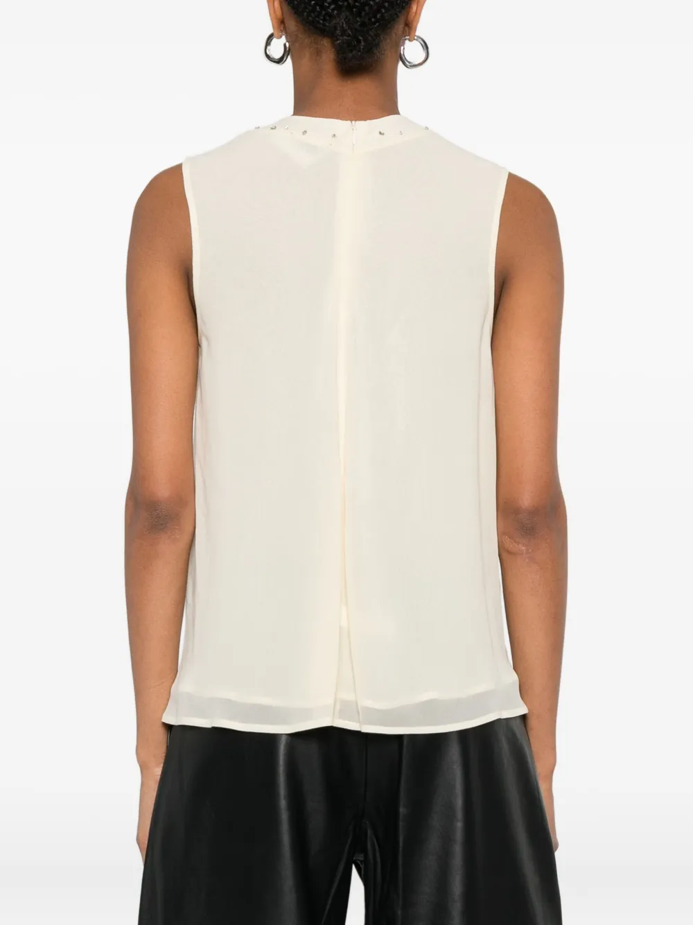 Forte Forte Crystal-embellishment Top In Gray