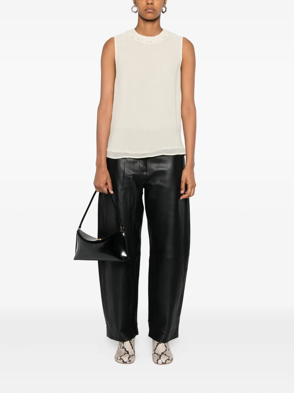 Forte Forte Crystal-embellishment Top In Gray