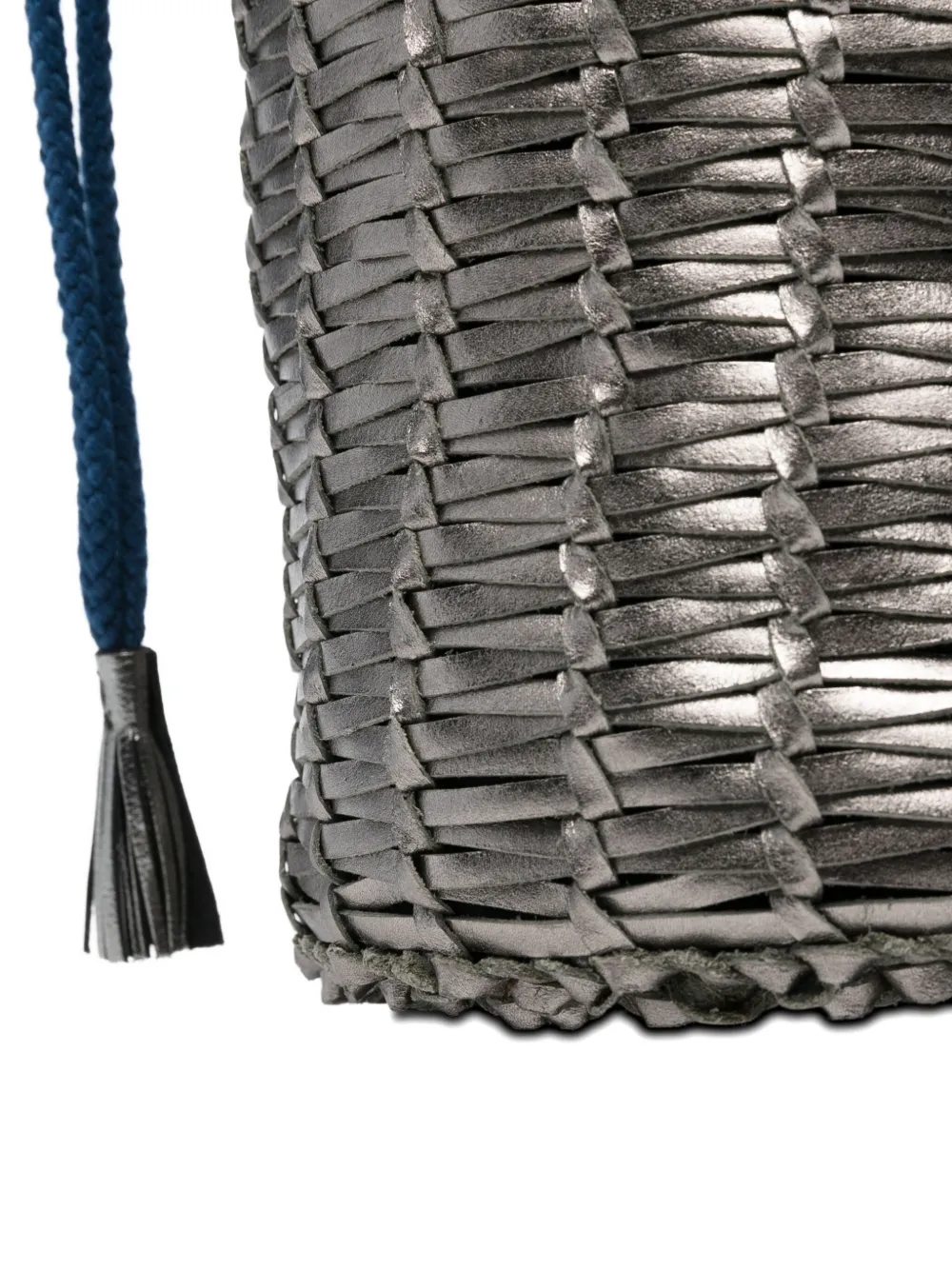 DRAGON DIFFUSION woven leather bucket bag Grijs