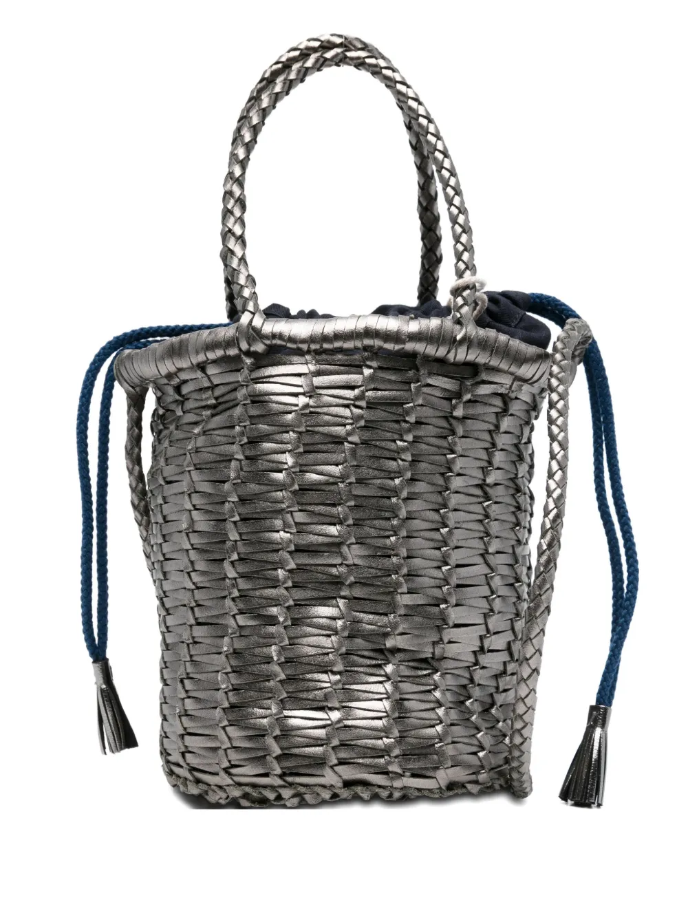 DRAGON DIFFUSION woven leather bucket bag Grijs
