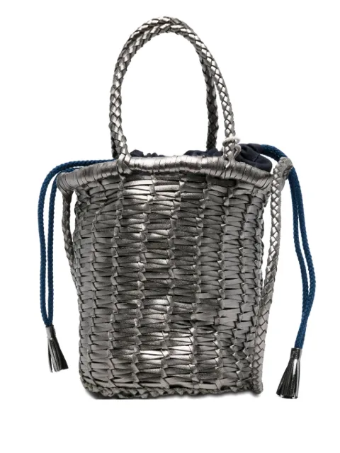 DRAGON DIFFUSION woven leather bucket bag
