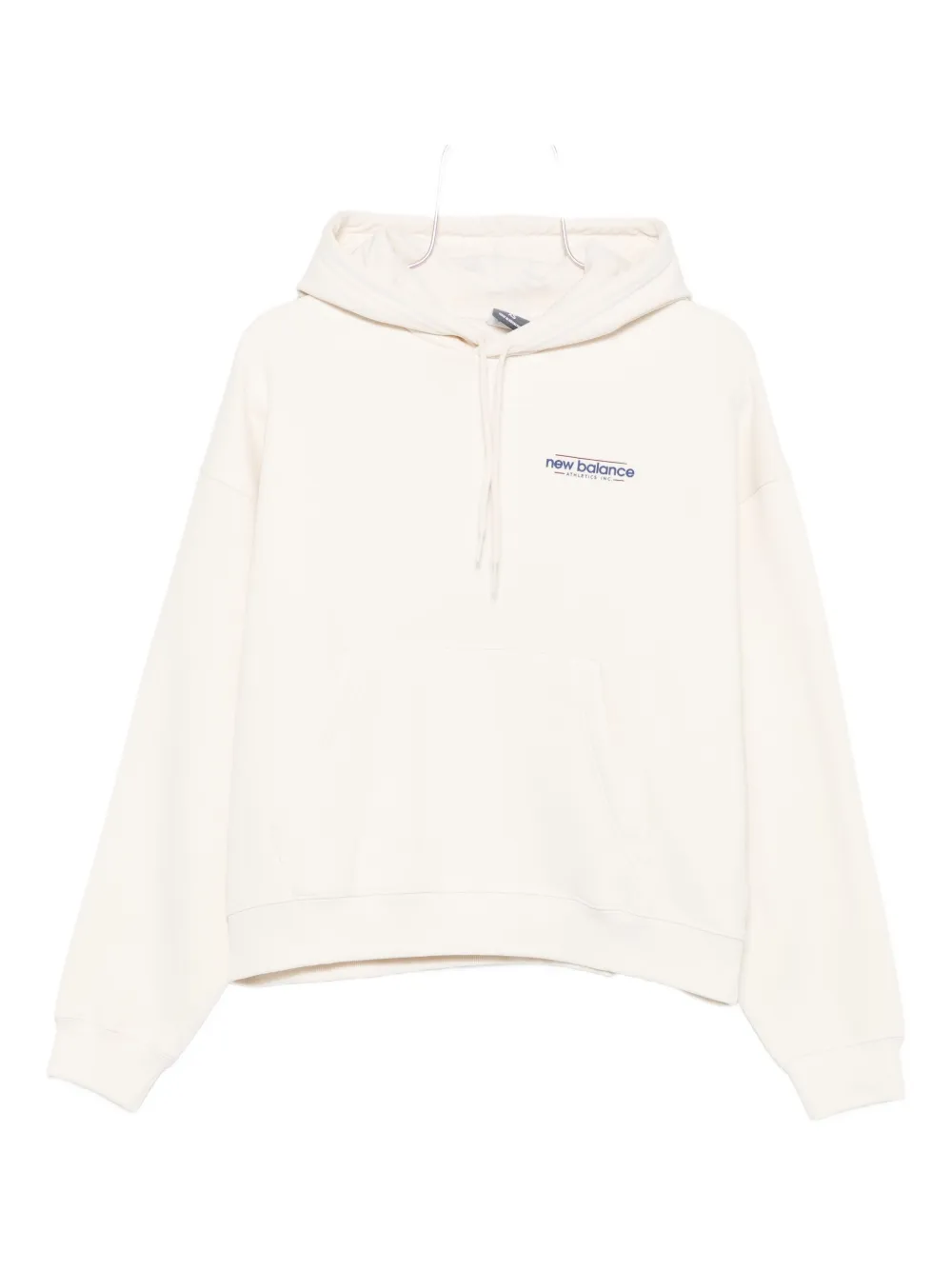 New Balance logo-embroidered hoodie - Toni neutri