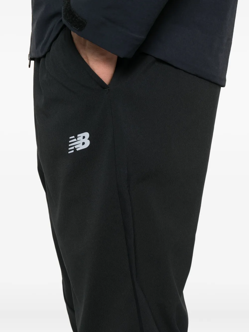 New Balance Joggingbroek met elastische tailleband Zwart