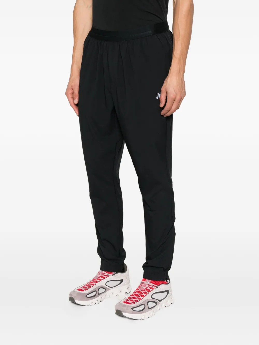 New Balance Joggingbroek met elastische tailleband Zwart