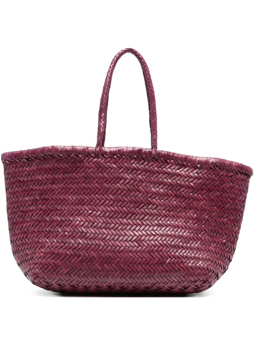 DRAGON DIFFUSION Triple Jump leather tote bag | Purple | Image 1