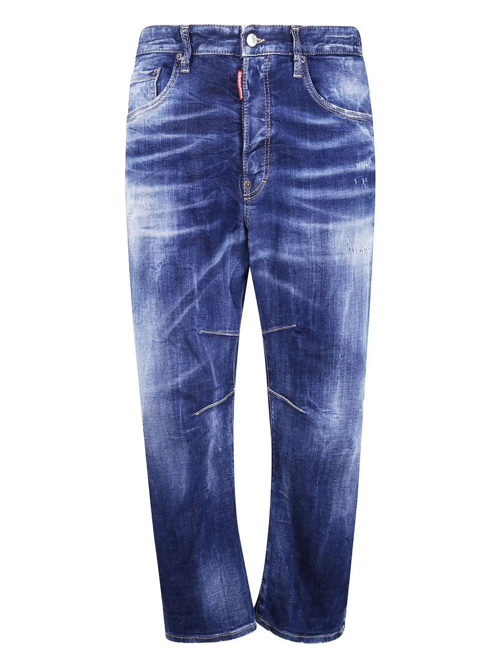 DSQUARED2 Jeans met vervaagd effect en vijf zakken Blauw