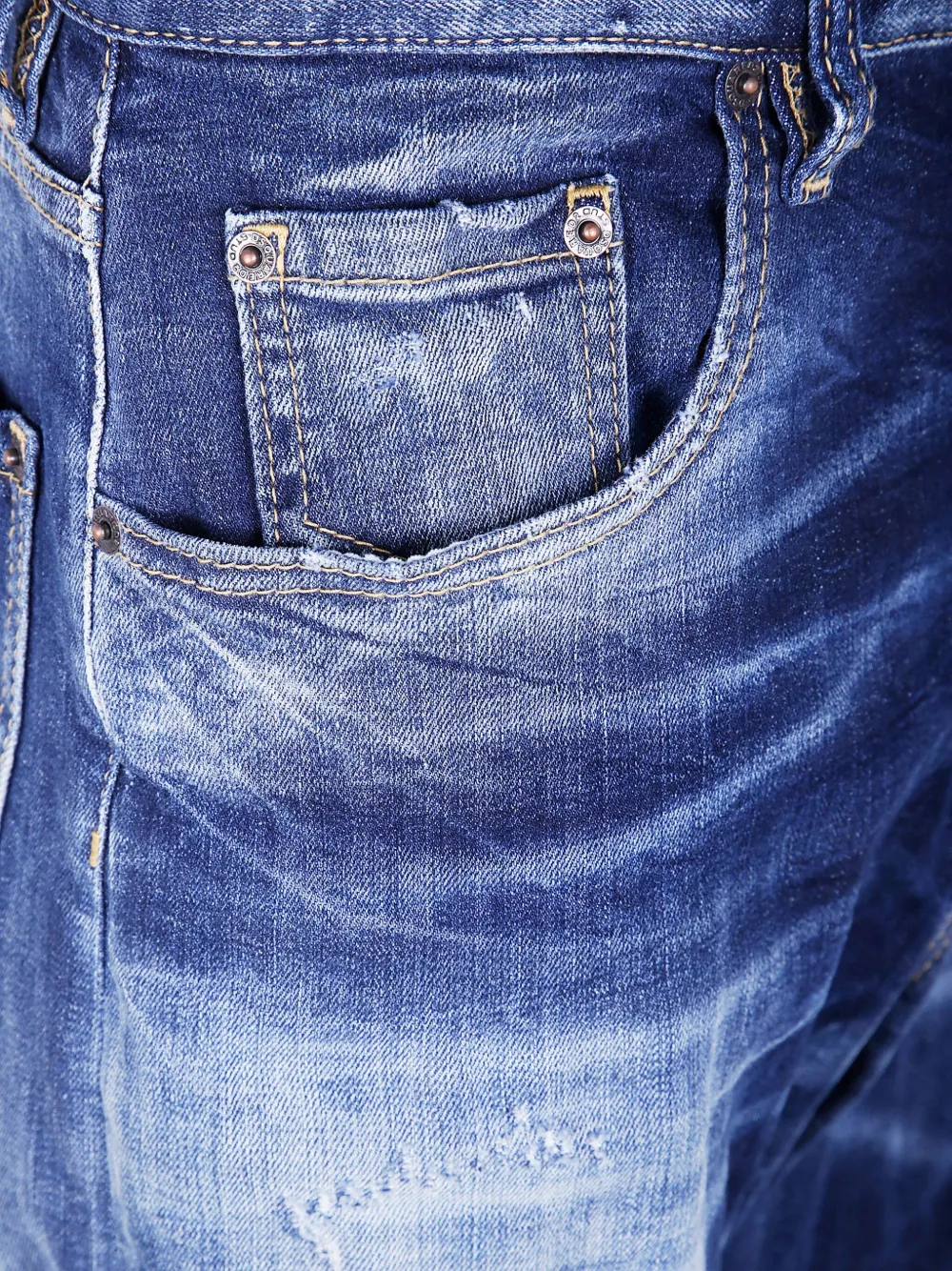 DSQUARED2 Jeans met vervaagd effect en vijf zakken Blauw