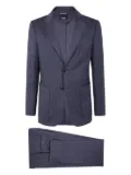 Zegna two-button wool suit - Blue