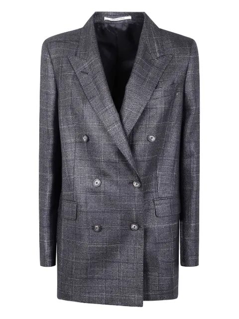 Tagliatore checked double-breasted jacket