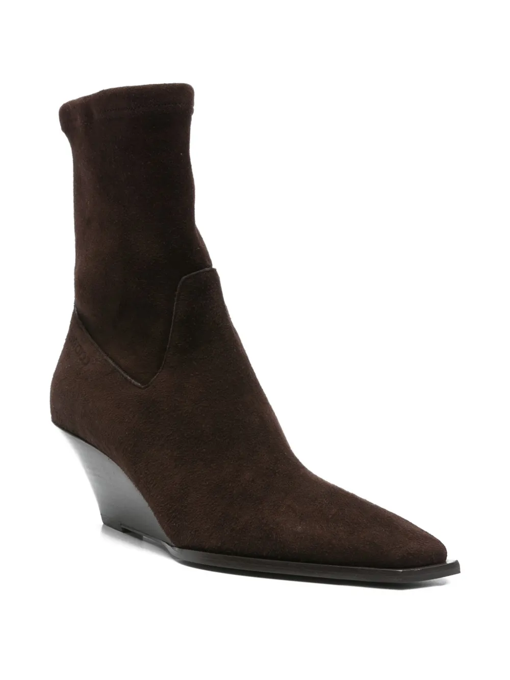 Jimmy Choo Hadley 60 Suede Ankle Boots In Brown