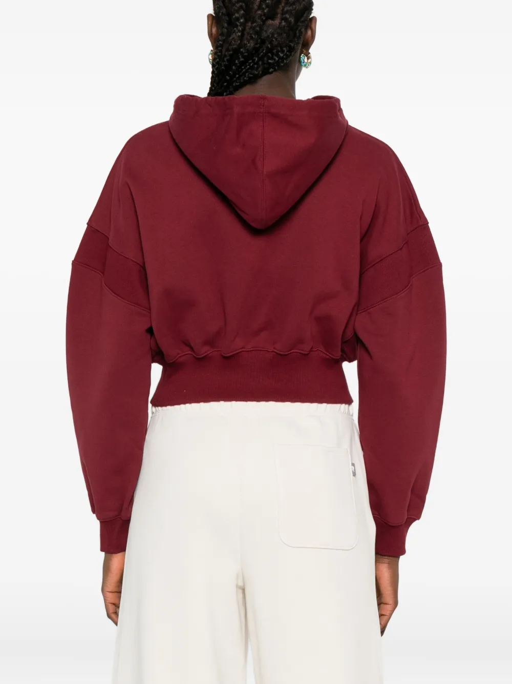New Balance Hoodie met capuchon en rits Rood