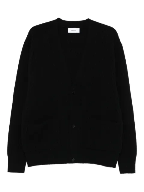 Lardini ribbed wool cardigan