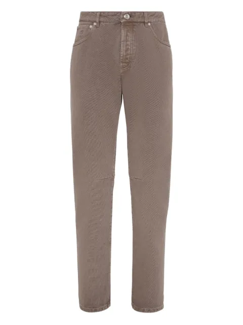 Brunello Cucinelli Leisure five-pocket cotton jeans