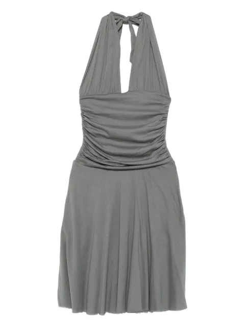 Gimaguas halter-neck gathered mini dress